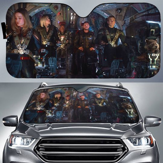 Guardians of the Galaxy Car Sunshade, Star Lord Avengers Endgame Car Sun Shade