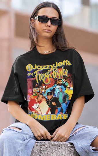 DJ Jazzy Jeff and The Fresh Prince TShirt, DJ Jazzy Jeff and The Fresh Prince American Rapper Shirt