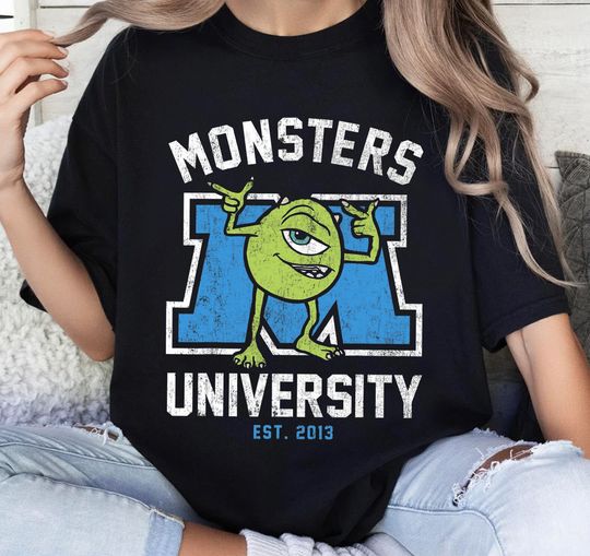 Disney Monsters University Mike Graphic Shirt, Disneyland Family Matching Shirt