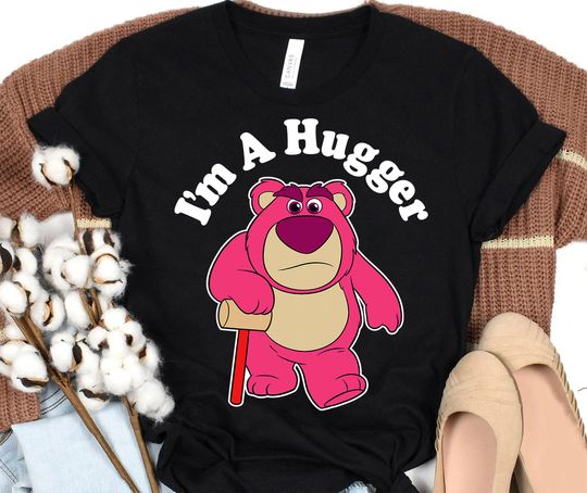 Disney Toy Story I'm A Hugger Lotso The Bear Portrait T-Shirt