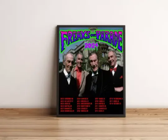 Rob Zombie Freaks On Parade 2024 Tour Poster