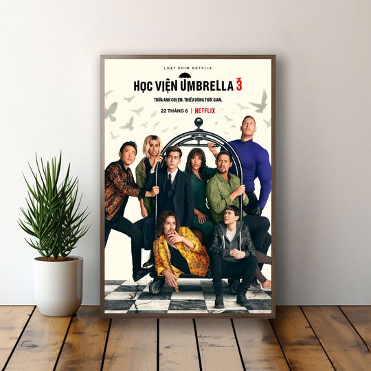 The Umbrella Academy Season 3 Movie Poster, Movie Posters