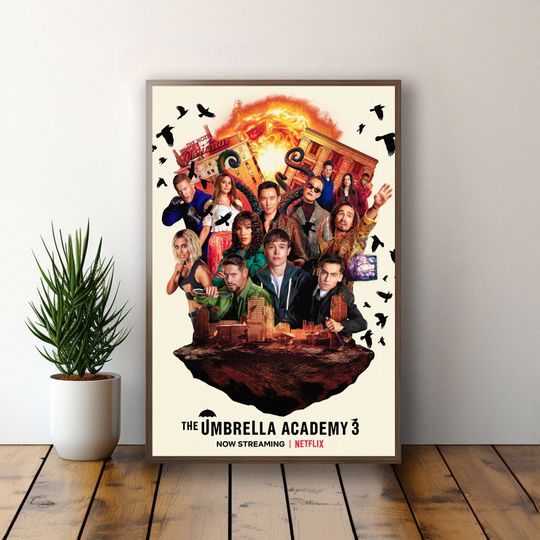 The Umbrella Academy Season 3 Movie Poster, Movie Posters