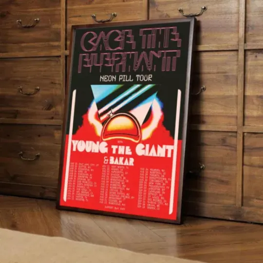 Cage The Elephant 2024 Tour poster