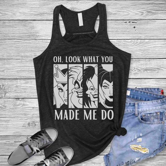Discover Look What You Made Me Do Disney Villains Racerback