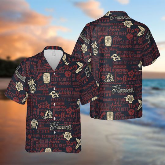 History Surfing Funny Hawaiian Shirt, All Over Print Hawaiian Shirt