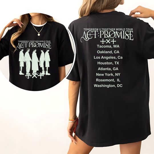 Discover T.xt Tour Act Promise Shirt, TomorrowxTogether Tomorrow , T.XT Tomorrow Minisode 3 Shirt