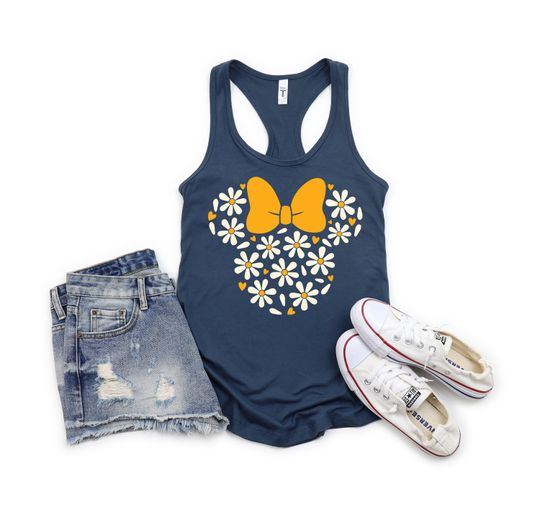 MINNIE MOUSE FLORAL Tank, Daisy Minnie Women's Disney