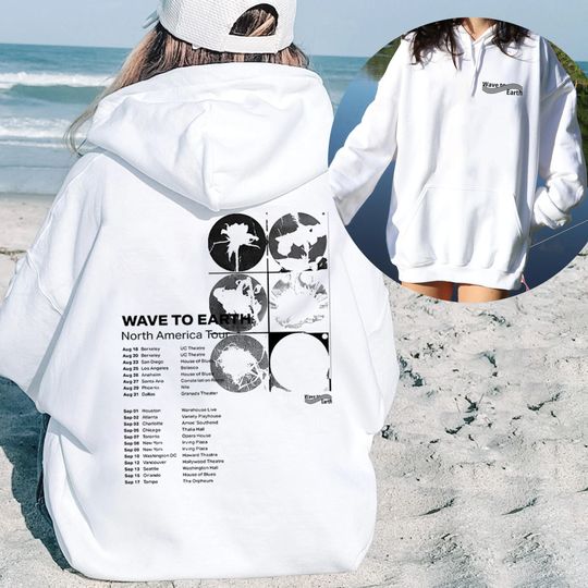 2023 Wave to Earth US Tour Hoodie, Kpop Hoodie, Kpop Merch, Music Shirt