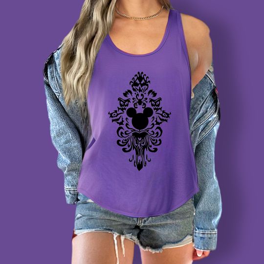 Haunted Mansion women's tank top, Disney Haunted Mansion ride
