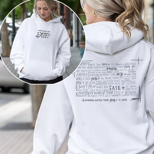 En World Tour Fate Plus Hoodie, Enhypen Fate World Tour Shirt, Kpop Hoodie, Kpop Merch