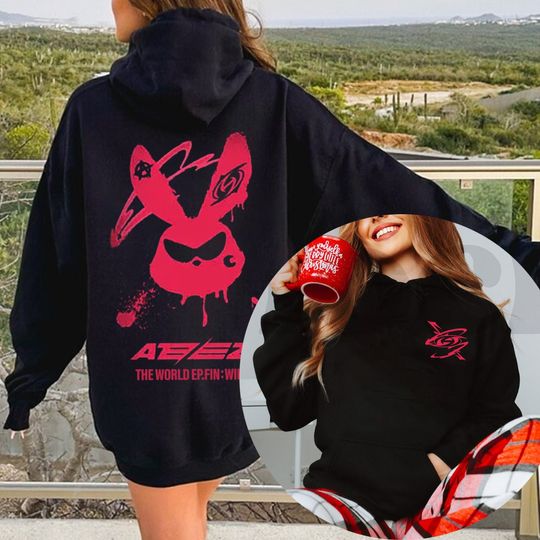 Ateez The World Ep.Fin Will Album Shirt, Kpop Hoodie, Kpop Merch, Music Shirt