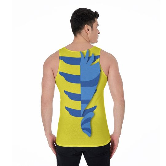 Flounder Fish The Little Mermaid Disney 3D Tank Top