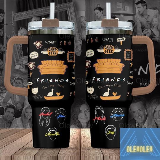 Friends Tv Shows 40oz Tumbler, Friends Movie Tumbler