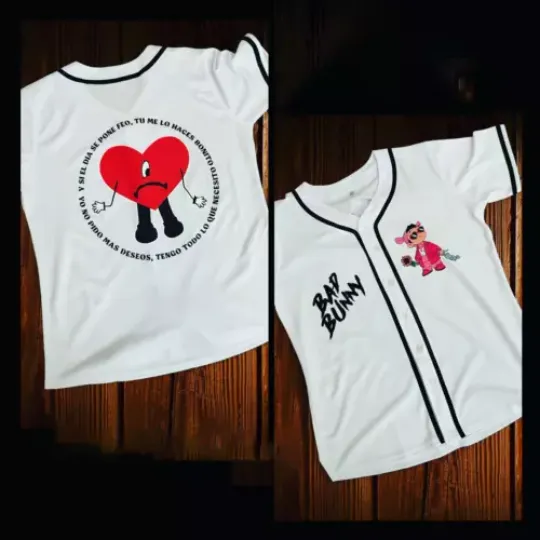 Bad Bunny Jersey Shirt 3D, Bad Bunny Jersey Shirt