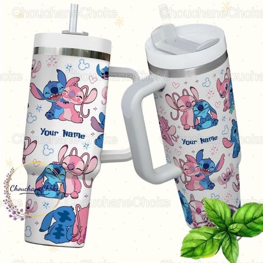 Stitch Angel 40oz Tumbler, Stitch Angel Tumbler