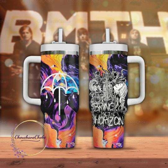 Bring Me The Horizon 40oz Tumbler, Bring Me The Horizon Tumbler