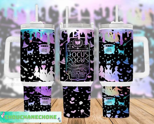 Hocus Pocus 40oz Tumbler, Sanderson Sisters 40oz Tumbler