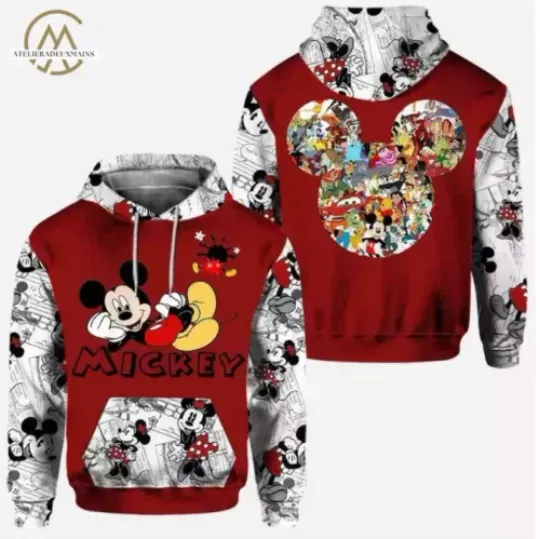 Discover Magic Mickey Mouse Ears 3D HOODIE Mother Day Gift Best Price All Over Print