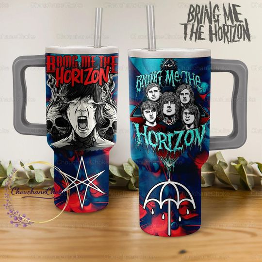 Bring Me The Horizon 40oz Tumbler, Bring Me The Horizon Tumbler