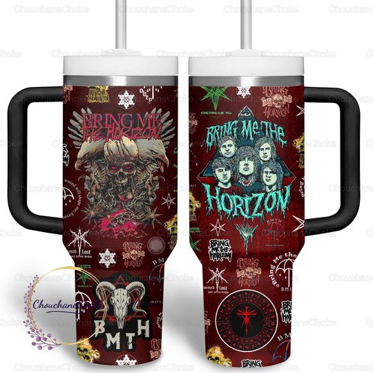 Bring Me The Horizon 40oz Tumbler, Bring Me The Horizon Tumbler