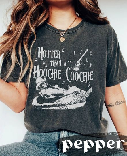 Vintage Hotter Than A Hoochie Coochie Shirt, Alan Jackson Shirt