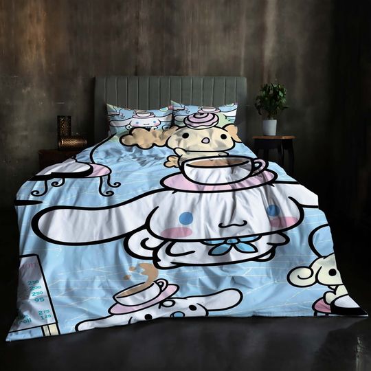 Christmas Cinnamoroll  Bedding Set, Home Decor
