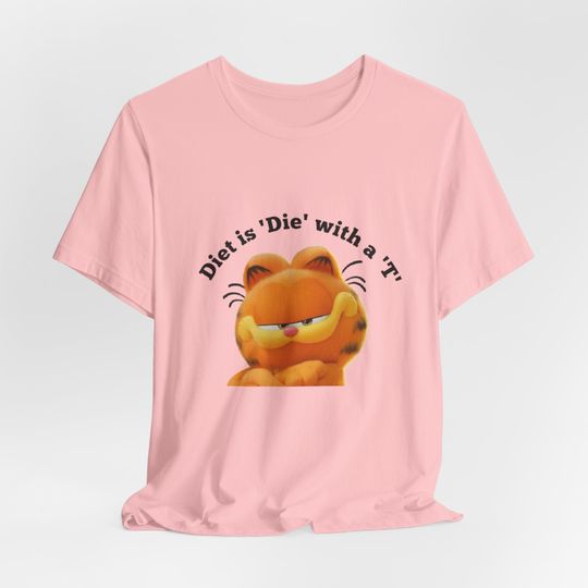 Garfield Funny T shirt, Diet, Funny Shirt, Vintage Garfield, Garfield Movie, Garfield Cat Shirt