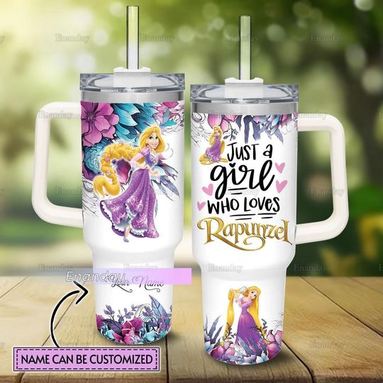 Rapunzel 40oz Tumbler, Just A Girl Who Loves Rapunzel Tumbler