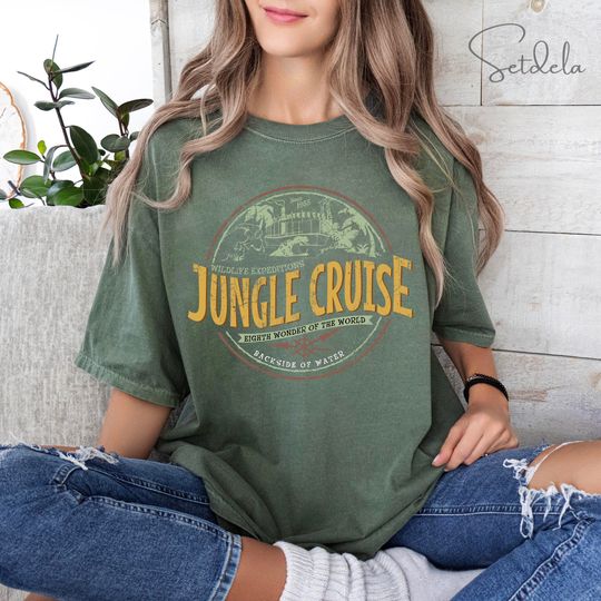 Retro Jungle Cruise Ride Backside Of Water Shirt, Magic Kingdom T-shirt, Disneyland Family Trip Tee Disney Gift, WDW Outfits