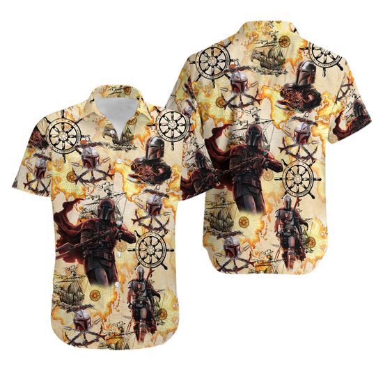 Mandalorian Button Shirts, Mandalorian Shirts