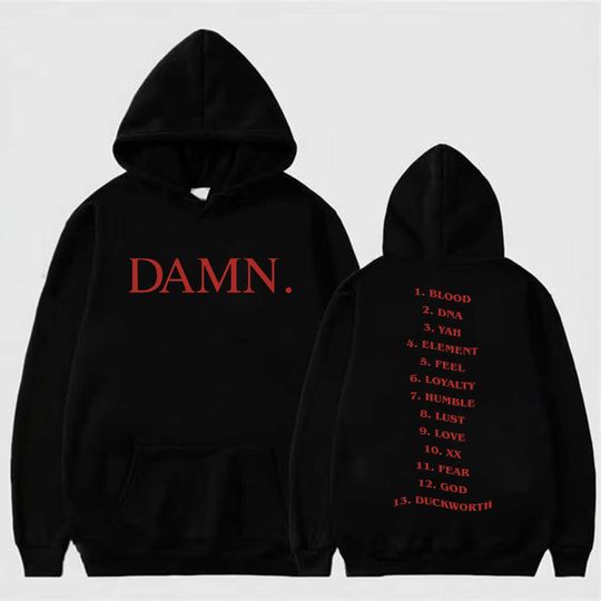 Kendrick Lamar Hoodie DAMN. Album Tour Vintage TPAB Mr. Morale