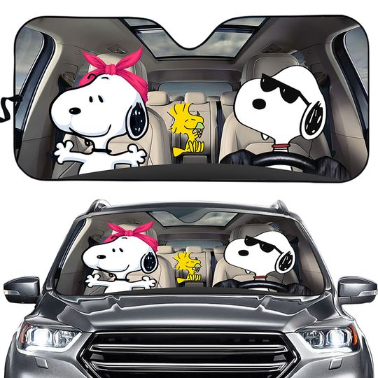 Snoopy Auto Sunshade Auto Car Windshield Window Sun, Car Accessories Windshield