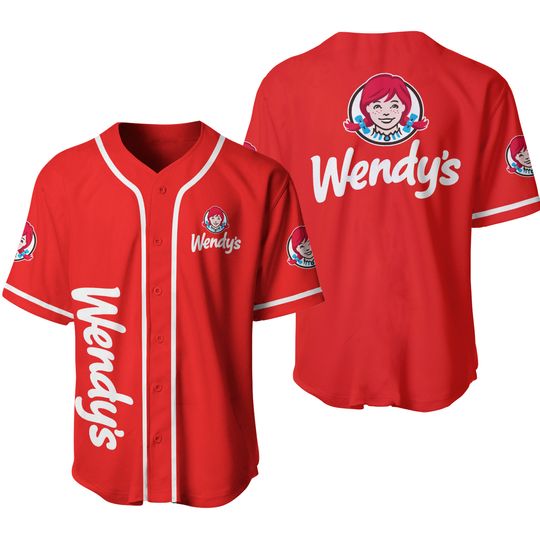 Discover Wendy's Baseball Jersey Shirt