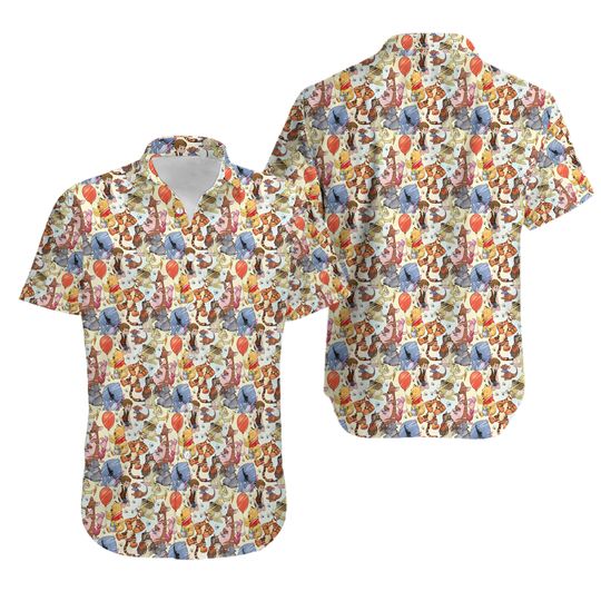 Discover Winnie The Pooh & Friends Hawaiians Shirt