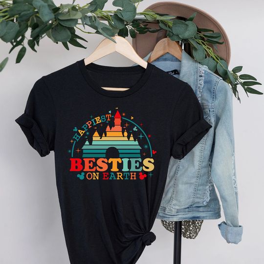 Happiest Besties On Earth T-Shirt, Shirt, Disney Shirt