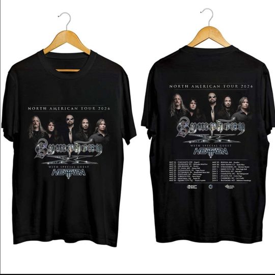 Discover Symphony X 2024 Tour Shirt, Symphony X  Band Fan Shirt