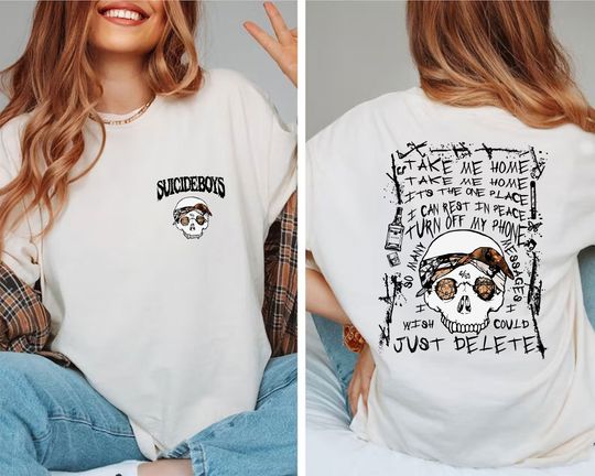 Suicide Boys Skeleton 2 Side Shirt, Vintage Suicideboys Shirt Sweatshirt, SuicideBoys merch