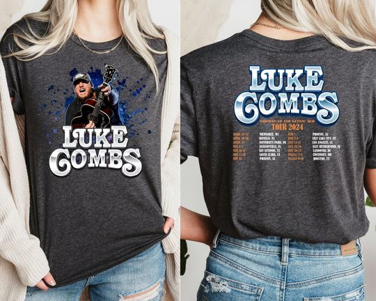 Discover Lukee Comb 2024 Tour Shirt, Lukee Comb Shirt, Lukee Comb Merch, Country Music Tee, Lukee Comb Fan Shirt