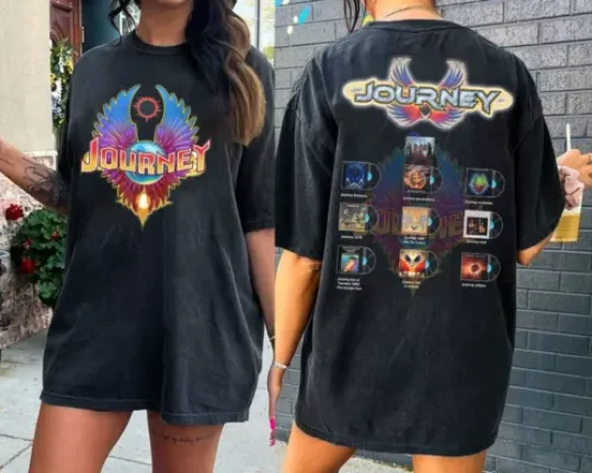 Discover Journey Freedom Tour 2024 Shirt, Journey With Toto 2024 Concert Shirt