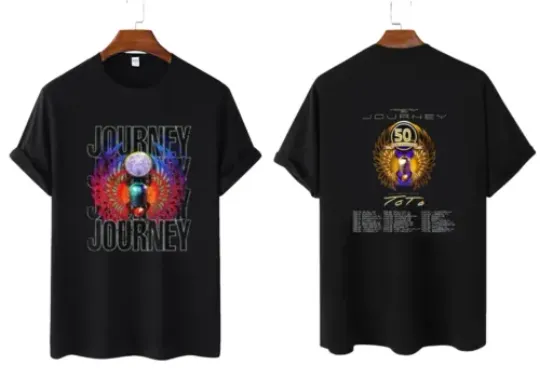Journey  Shirt Freedom Tour 2024 Shirt, Journey With Toto 2024 Concert Shirt