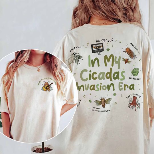 In My Cicadas Invasion Era 2024 shirt, Cicada Swarm 2024 Shirt