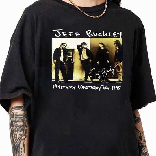 Jeff Buckley Mystery White Boy Tour 1995 Music Tour Unisex T-Shirt, Jeff Buckley Concert Graphic Shirt