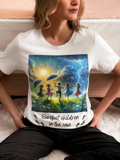 Jimmy Buffett shirt, Parrothead shirt, Barefoot Children in the Rain shirt