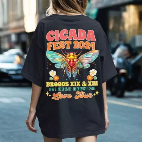 The Cicadas Reunion Tour Shirt, Cicada Concert Tour 2024 Shirt, Cicadas Shirt