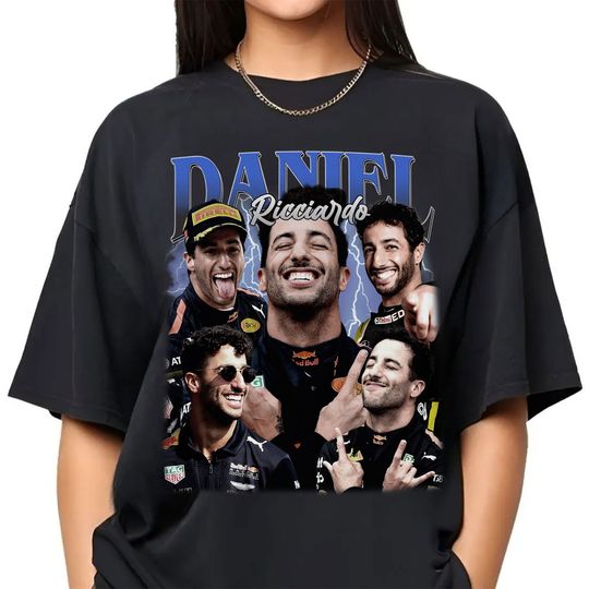Limited Daniel Ricciardo Vintage T-Shirt, Gift For Woman and Man Unisex T-Shirt