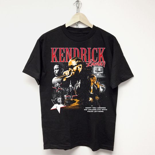 KENDRICK LAMAR T-SHIRT vintage rap tee hip hop j cole drake concert tour merch
