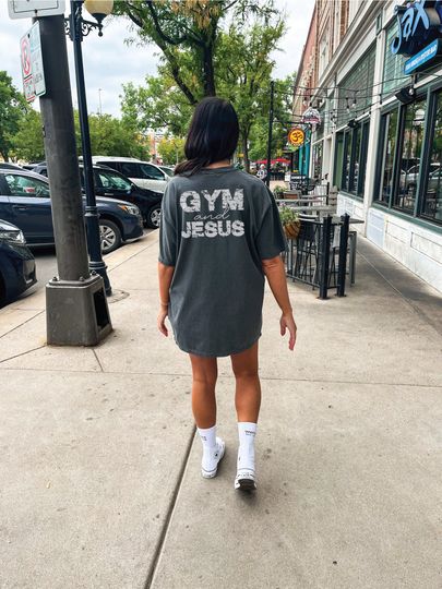 Comfort Colors, Christian Pump Cover, Jesus Pump Cover, Gym Pump Cover