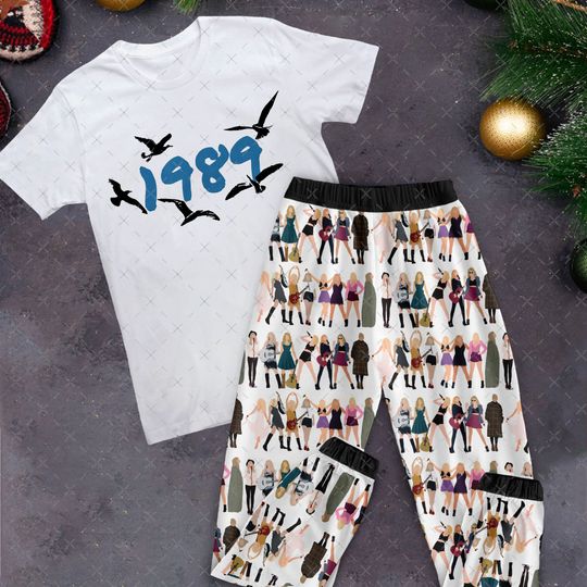 Discover Taylor 1989 Pajamas Set, Taylor Eras Tour Personalized Family Pajamas