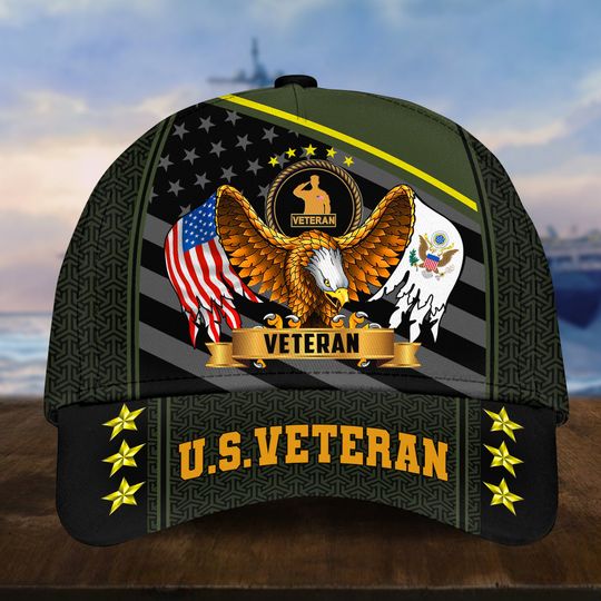 Military Caps For Men Proud US Veteran Dad Hat Military Hats Proudly Serve Military Hat For Men Veterans Day Gift Ideas